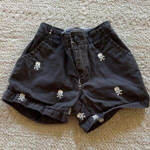 The Children's Place Black Skull Shorts